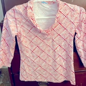 J. McLaughlin Durham Tee, 
 Ruffle Top XS